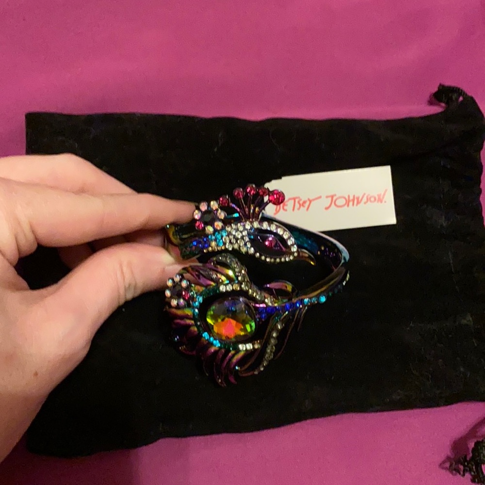 Gorgeous Betsey Johnson Peacock Bracelet